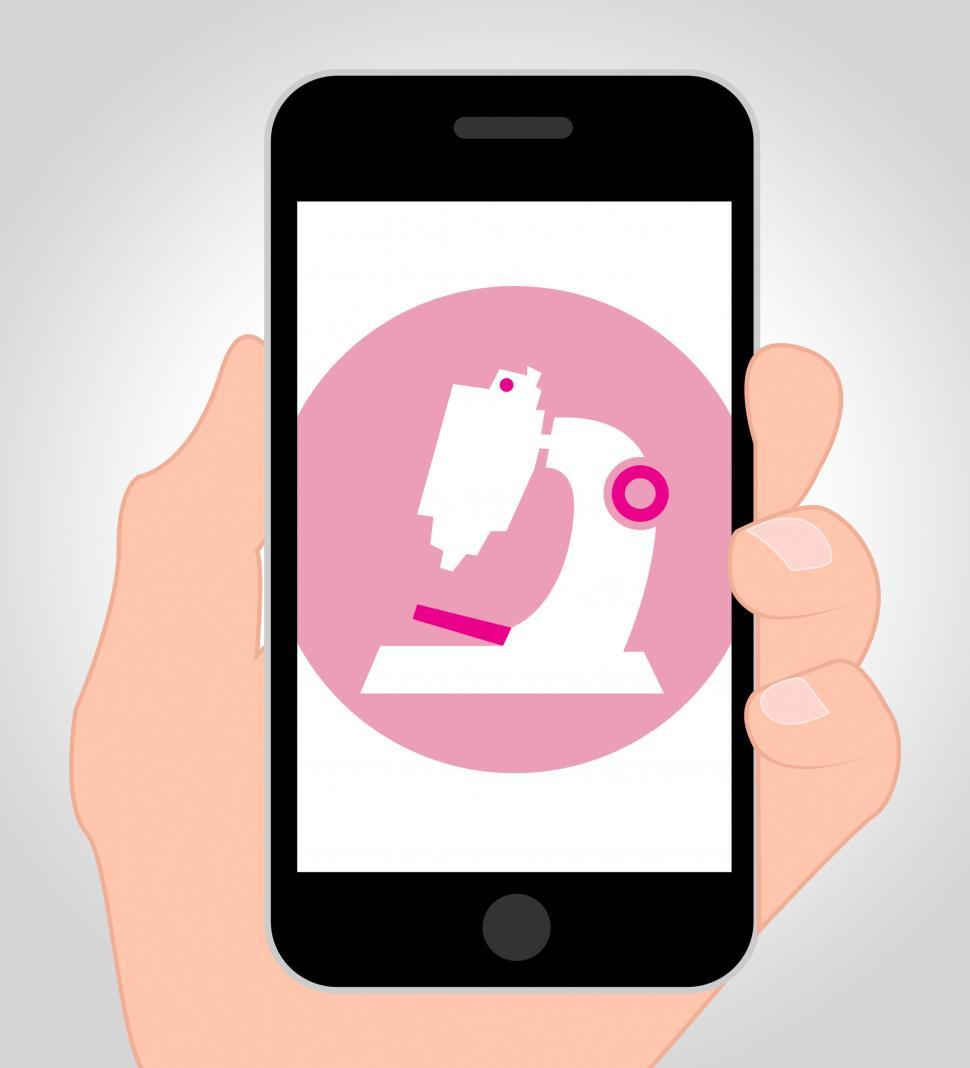 Free Stock Photo of Microscope Online Means Scientific Research 3d ...