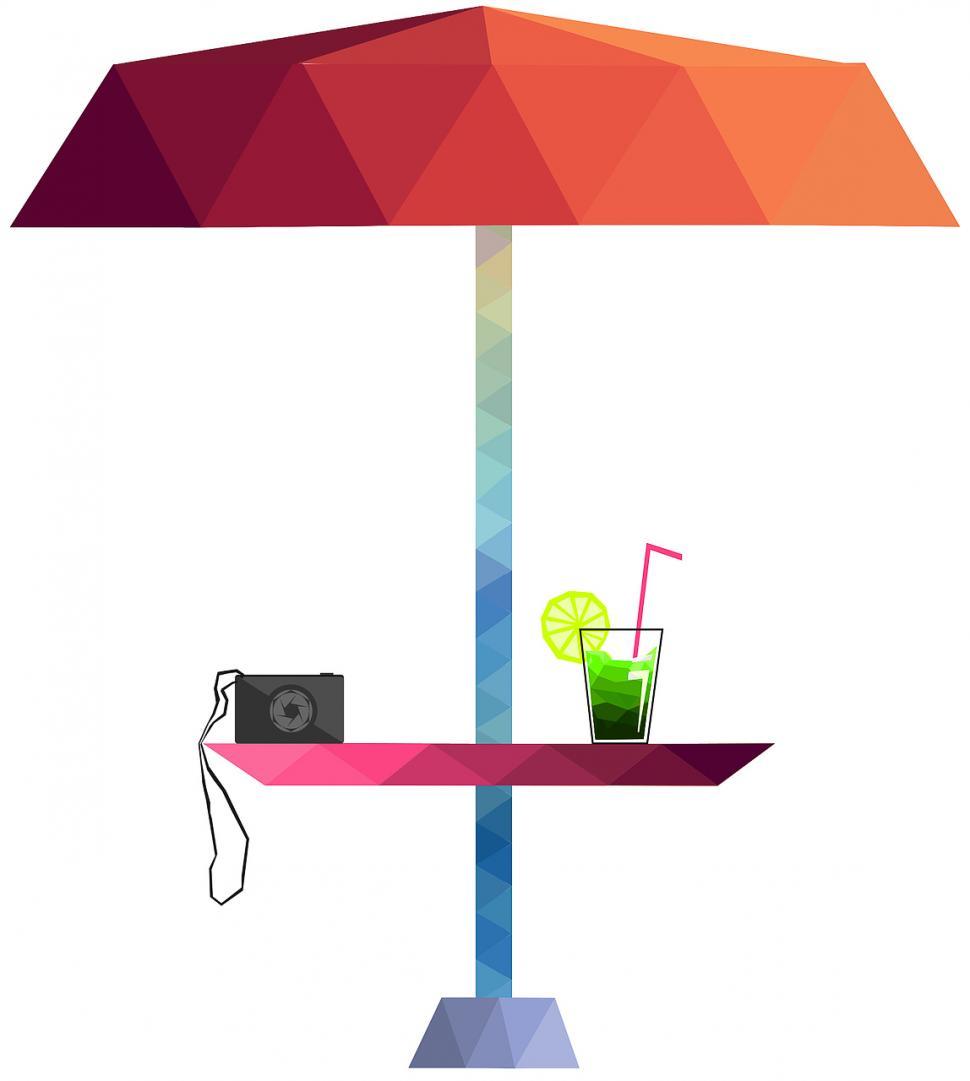 Free Image of Market umbrella 