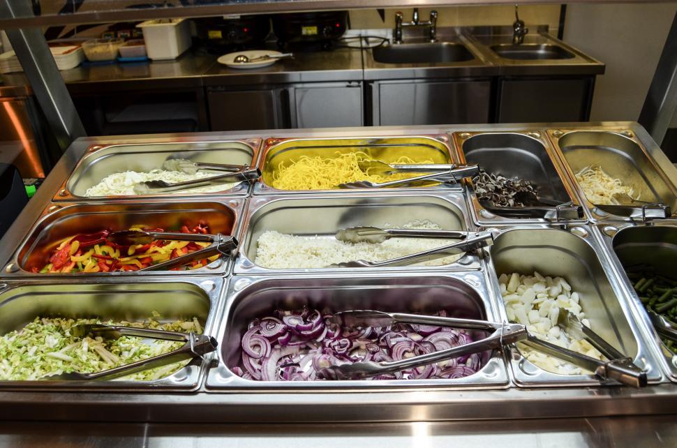 Free Stock Photo of Varied Buffet Spread With Multiple Food Options ...