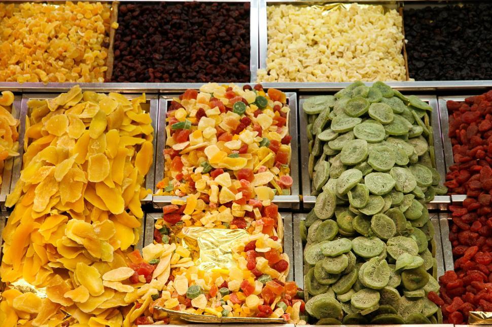 Free Stock Photo of Display Case Filled With Various Types of Food ...