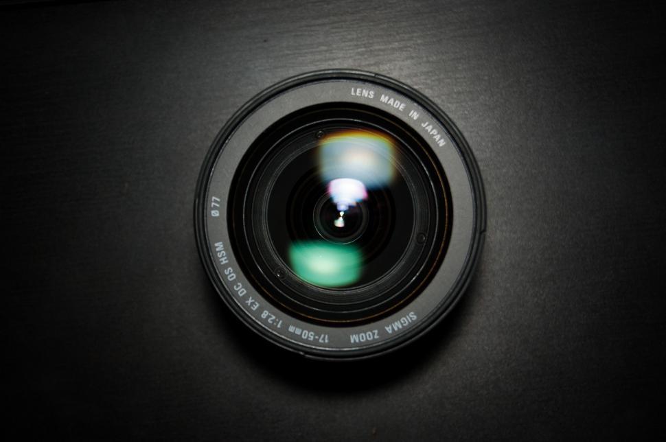 Free Stock Photo of lens push button camera metal technology black