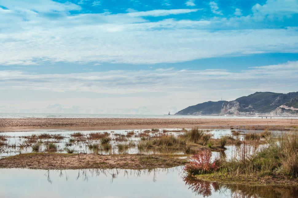 Free Image of Mountainous Landscape Surrounding a Body of Water 
