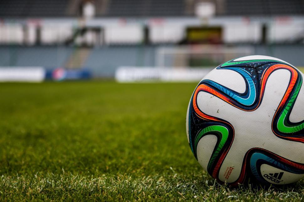 Free Image of Soccer Ball on Lush Green Field 