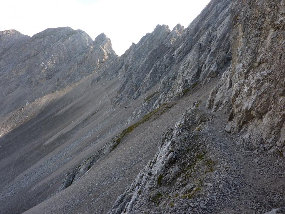 Free Image of Alpine hiking trail Goetheweg  