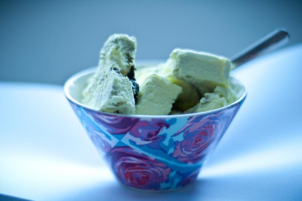 Free Image of Ice Cream Serving  
