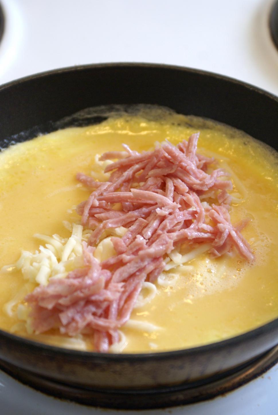 Free Image of Lard omelette 