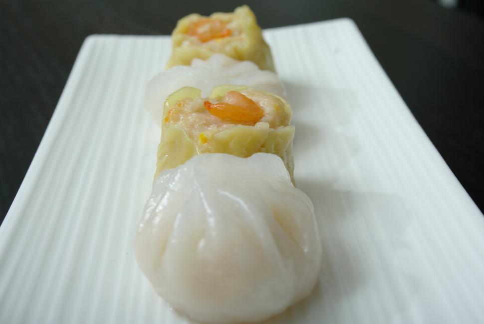 Free Image of Close-Up of a Plate of Food on a Table 
