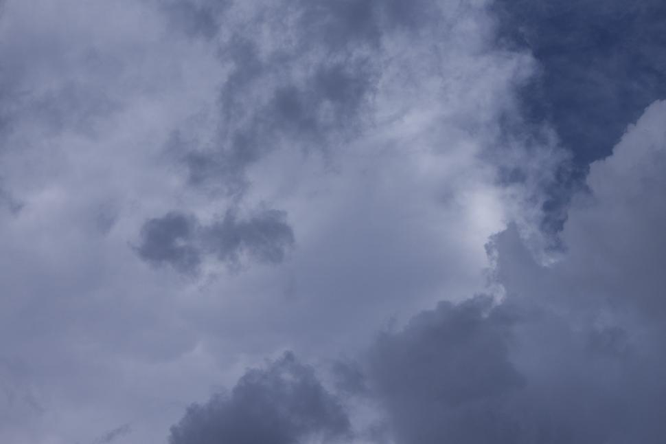 Sky and clouds light blue subtle background - PatternPictures