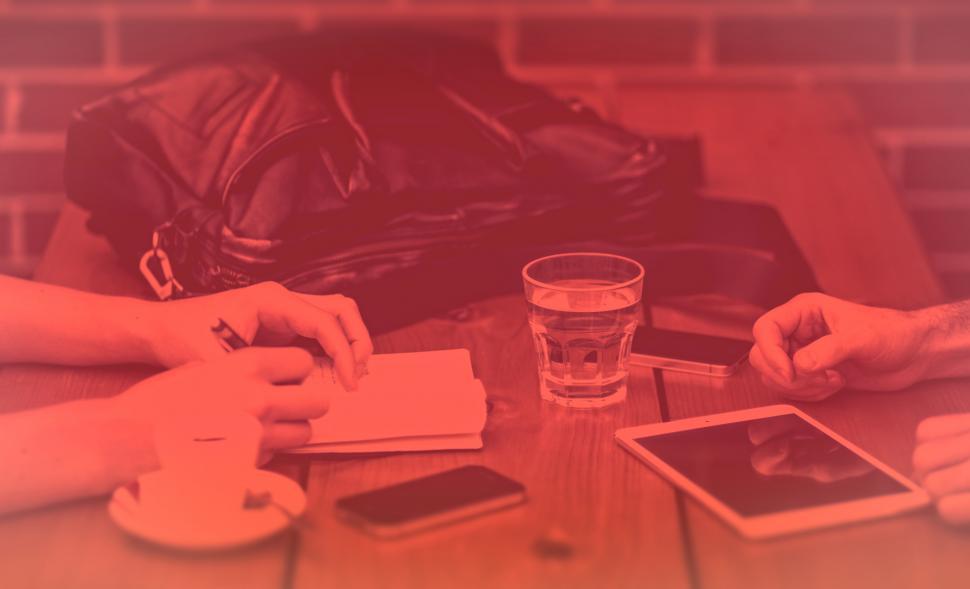 Free Image of Discussing Matters - Business Meeting - Colorized Faded Looks 