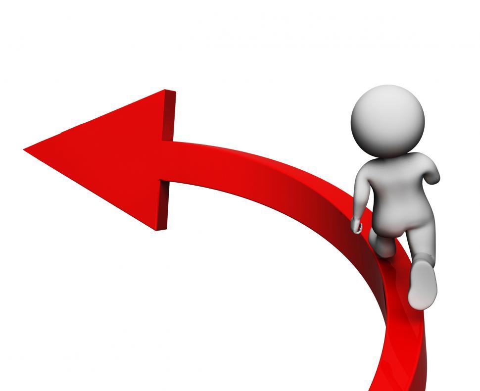 Free Image of Arrows Increase Means Success Successful And Advance 3d Renderin 