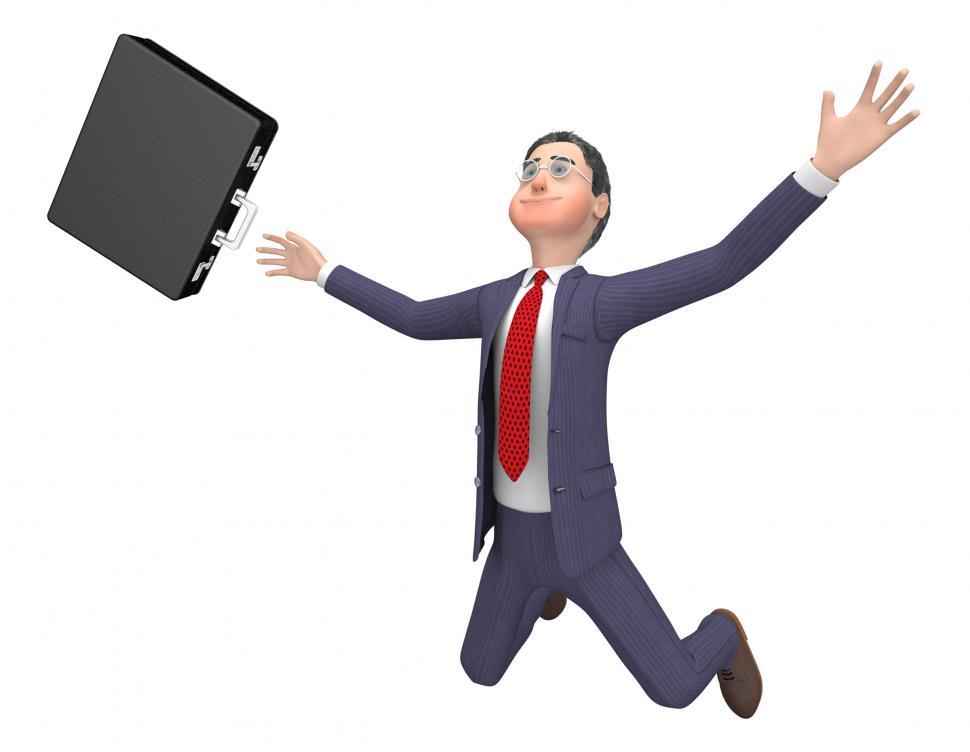 Free Image of Character Businessman Indicates Render Accident And Fell 3d Rend 