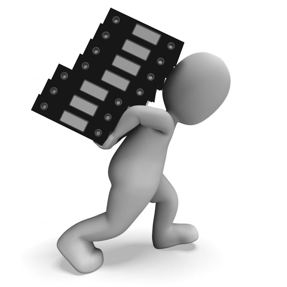 Free Image of Organizing Files Showing Organized Records 