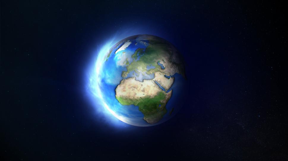 Free Image of Earth in Darkness 