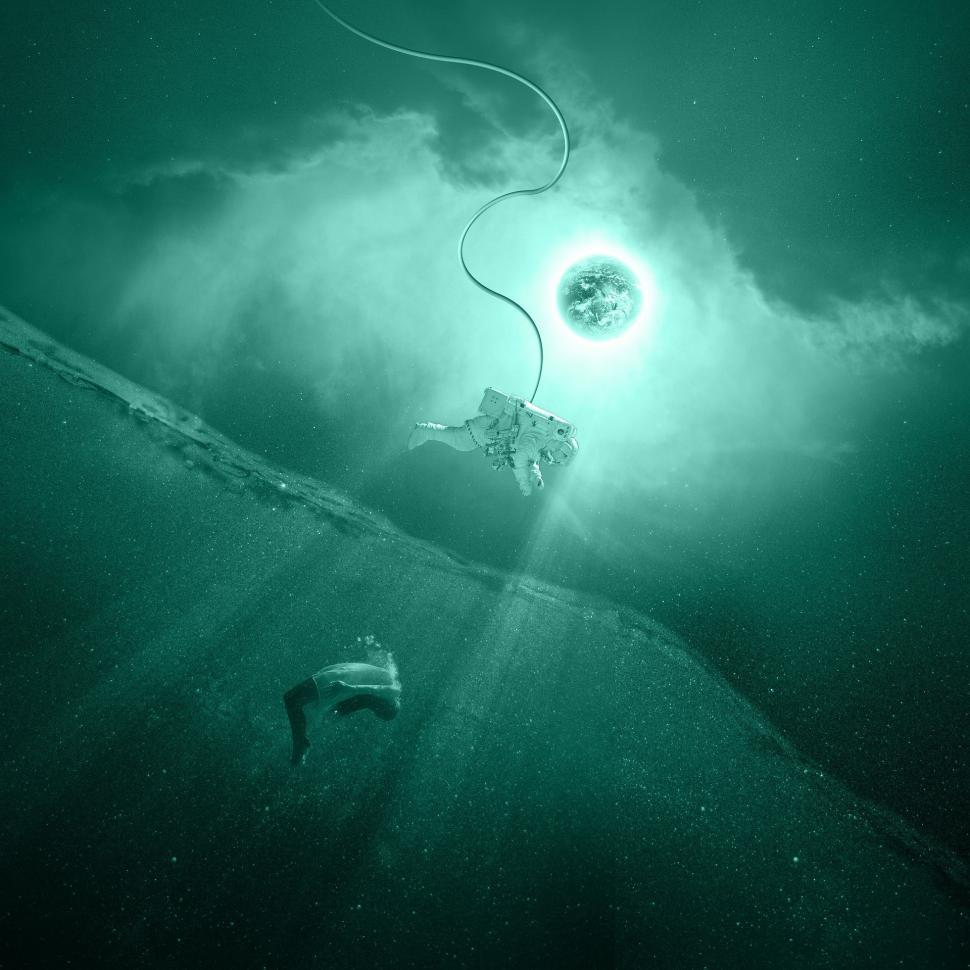 Free Image of Person Kiteboarding in Water 