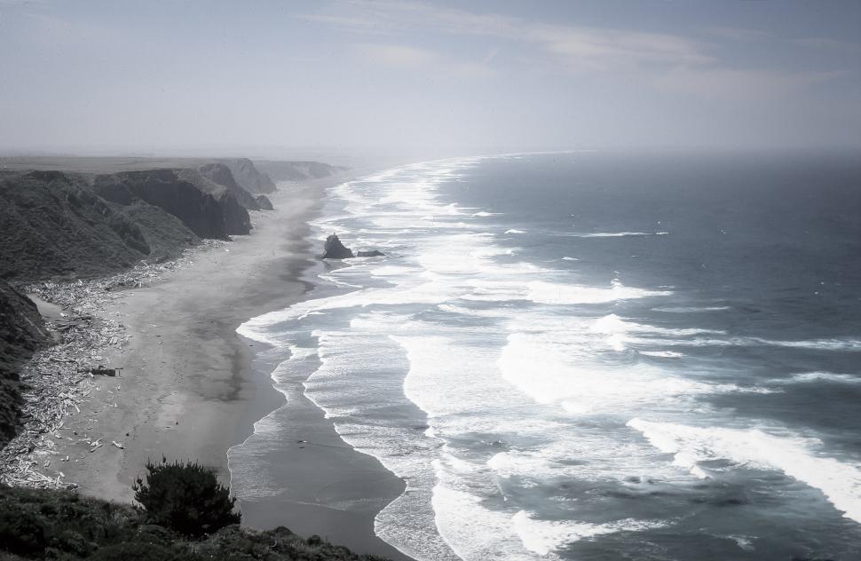 Free Image of Bandon Beach Haze 
