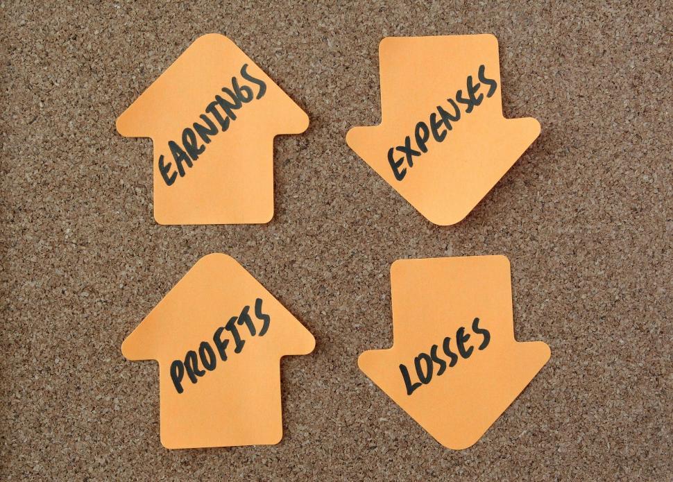 Free Image of Three Pieces of Paper With Written Words 