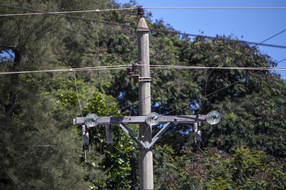 Free Stock Photo Of Ceramic Insulators On Pole 