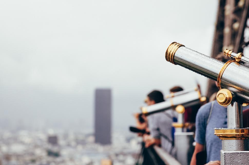 Free Stock Photo of Tourist Telescopes City View Download Free Images