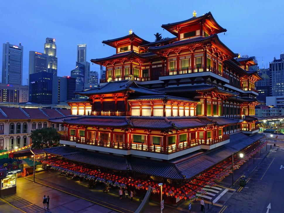 Free Image of Buddha Tooth Relic Temple 