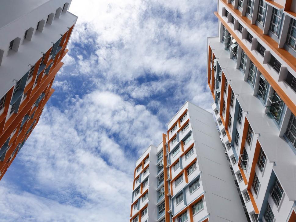 Free Stock Photo of Two Tall Buildings Adjacent to Each Other ...