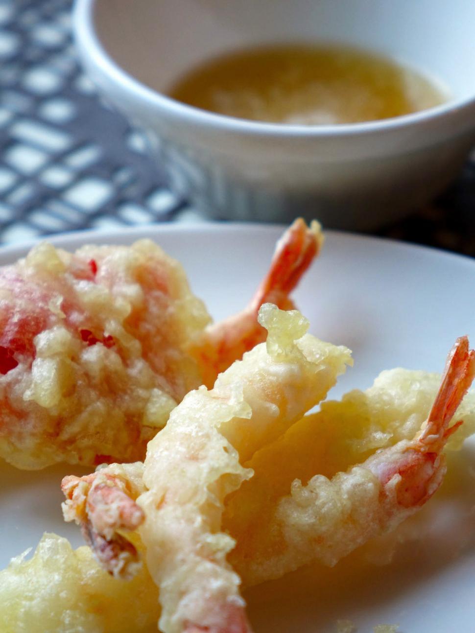 Free Image of White Plate With Crab Cakes and Soup Bowl 
