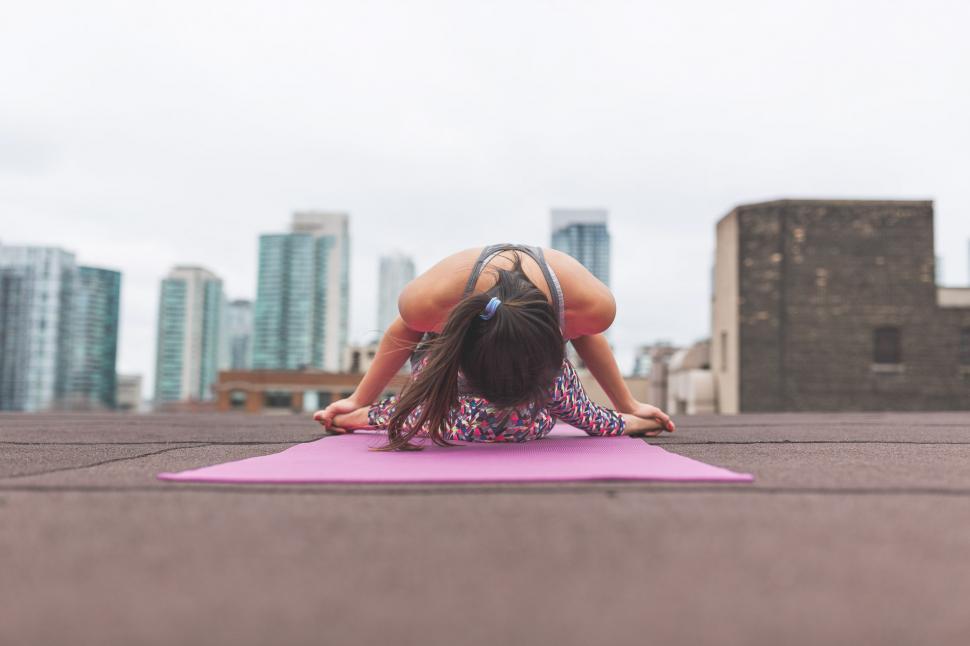 Free Image of Shoelace Pose Forward Fold 