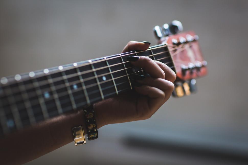 Free Image of Musician Playing Guitar 