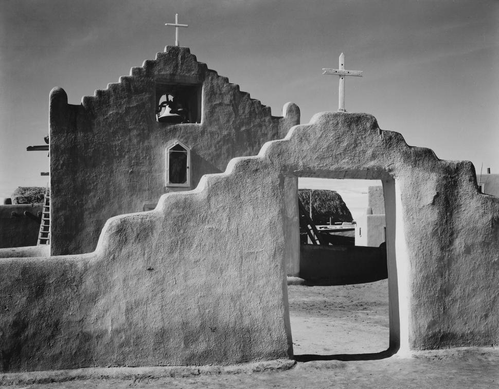 Free Image of St. Marys Church in Black and White 