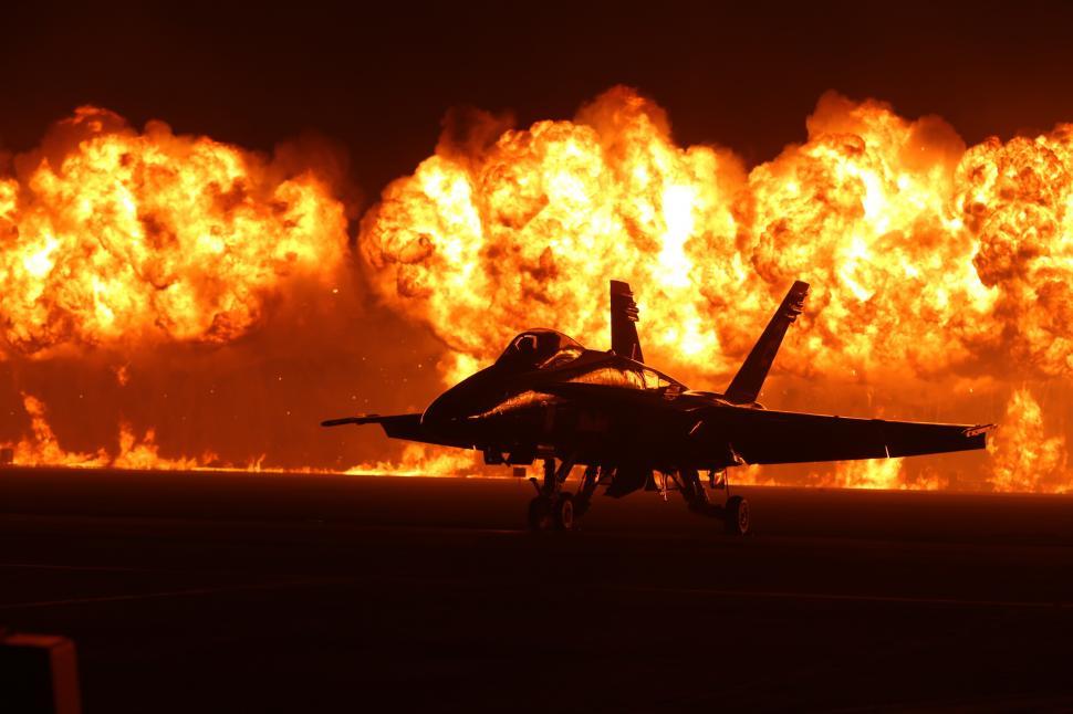 Free Stock Photo of Fighter Jet Parked on Airport Runway | Download ...