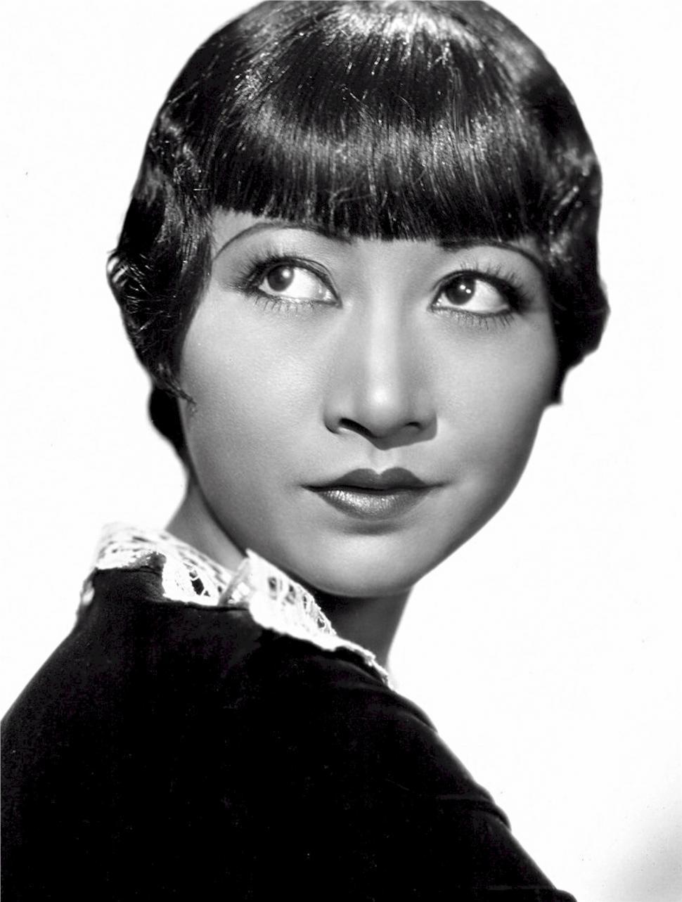 Free Image of Woman With Short Hair in Black and White 