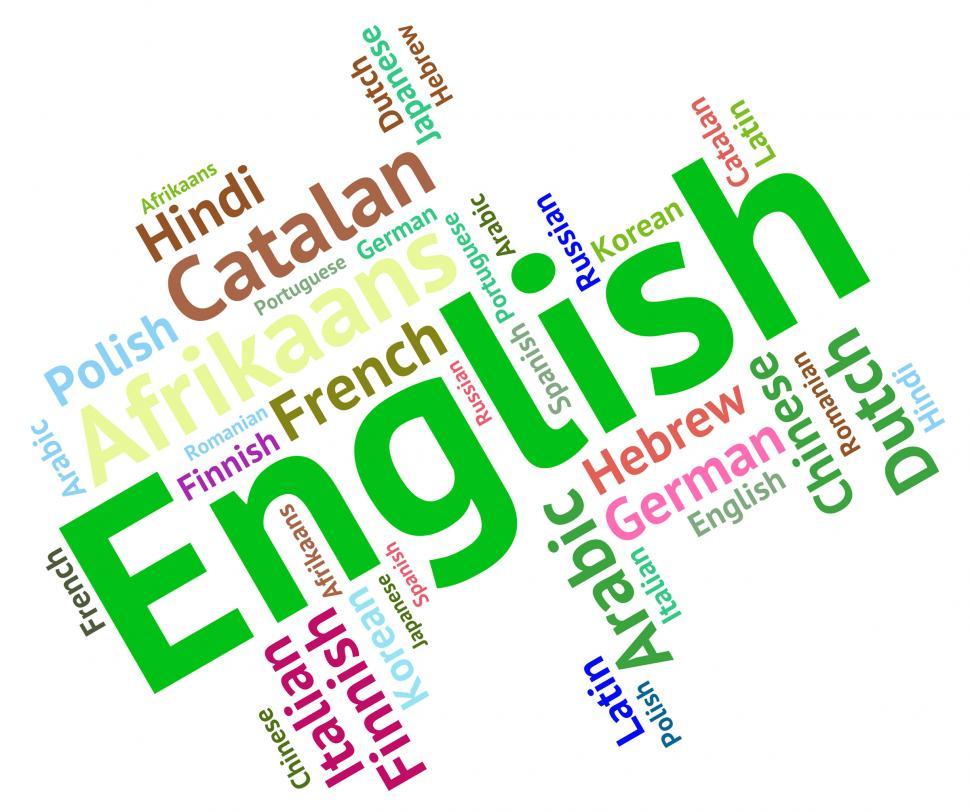 Catalan Language Showing Languages Catalonia And Text Stock Photo