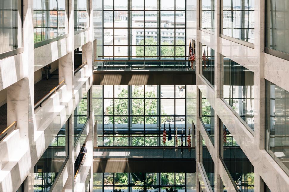 Free Stock Photo of Modern High-Rise Building With Abundant Windows ...