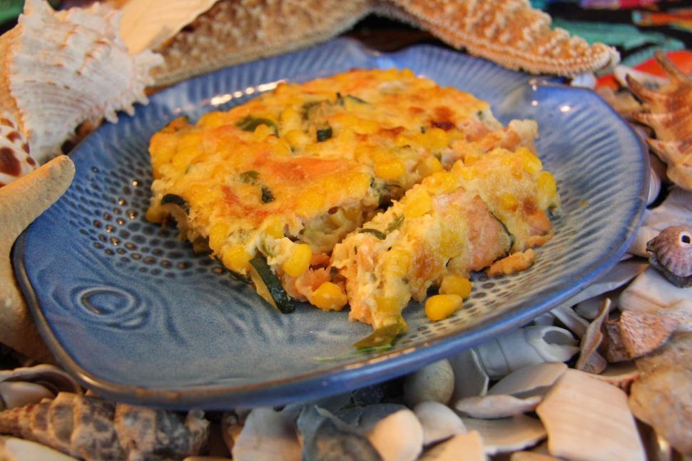 Free Image of Salmon casserole 