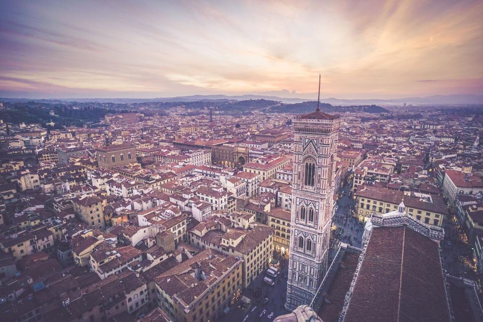 Free Image of Aerial View of a City With Tall Buildings 