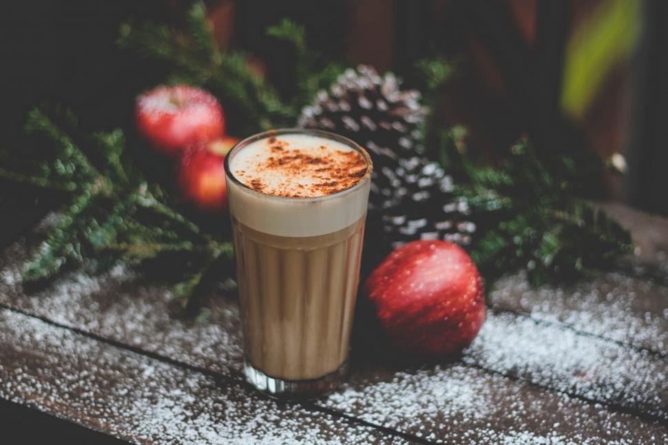 Free Image of A Cup of Coffee on a Wooden Table 