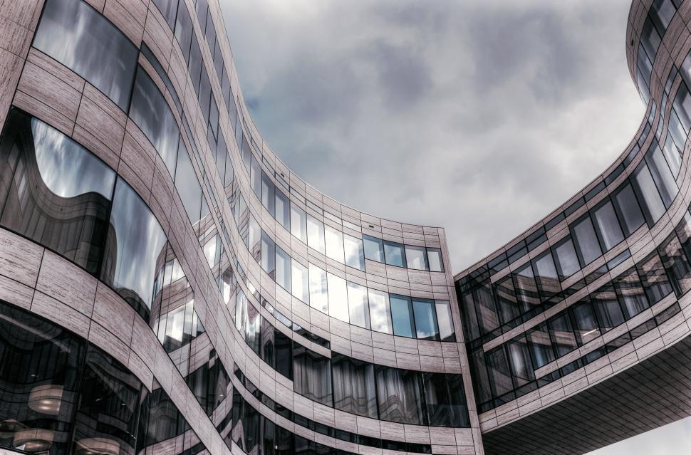 Free Image of Tall Building With Many Windows 