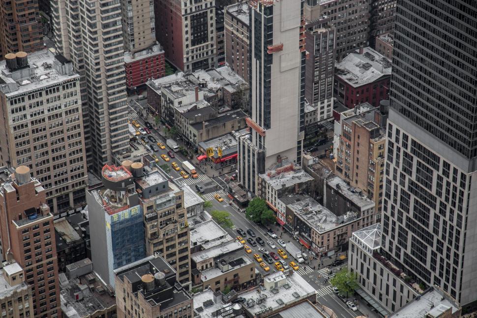 Free Image of Aerial View of a City With Tall Buildings 