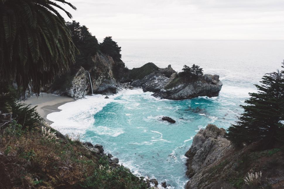 Free Image of Ocean View From Cliff 