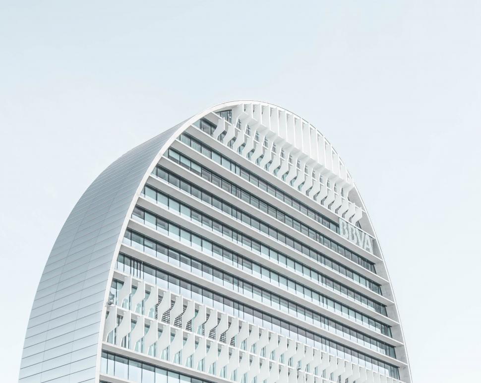 Free Image of Towering Building Covered in Windows 