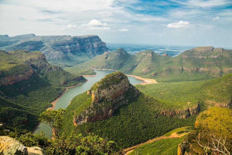 Free Image of Majestic View of River and Mountains 