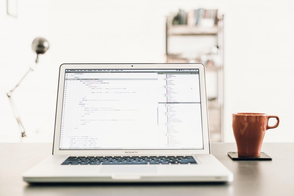 Free Image of Laptop Computer on Desk 