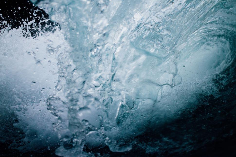 Free Image of Close Up of a Wave in the Water 