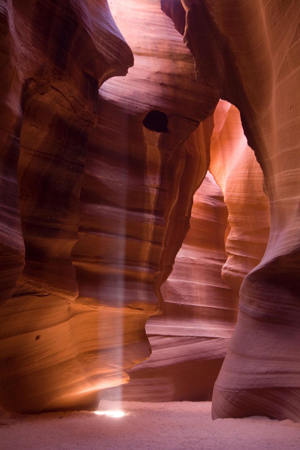 Free Image of Narrow Slot in the Side of a Canyon 