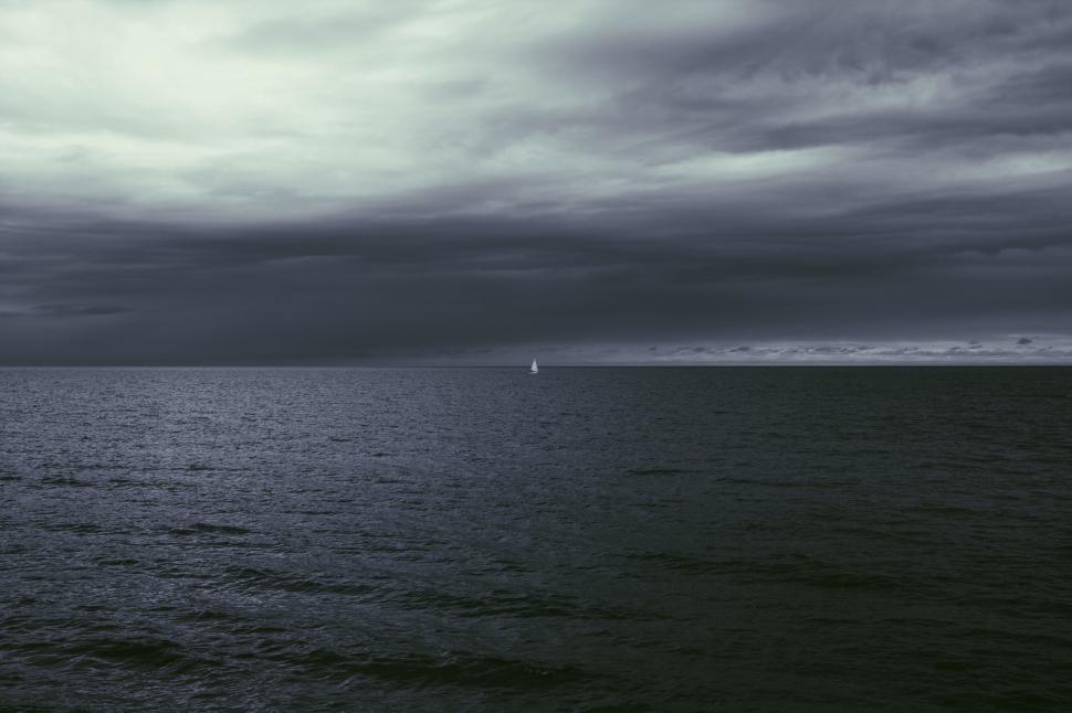 Free Stock Photo Of Large Body Of Water Under Cloudy Sky | Download ...