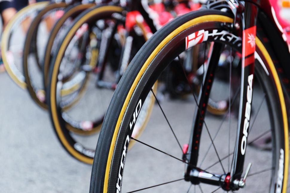 Free Image of Row of Parked Bikes 