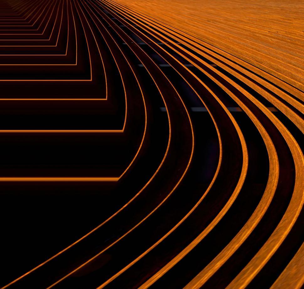 Free Image of Array of Parallel Lines in a Room 