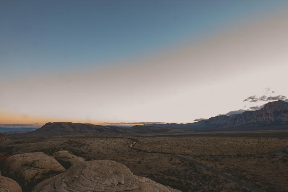 Free Image of View of Mountain Range 