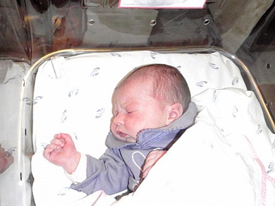 Newborn Baby Sleep At First Days Of Life Portrait Of New Born