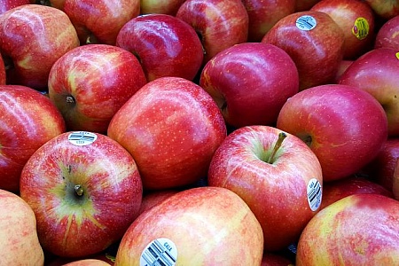 Bunch Of Royal Gala Apples Stock Photo - Download Image Now