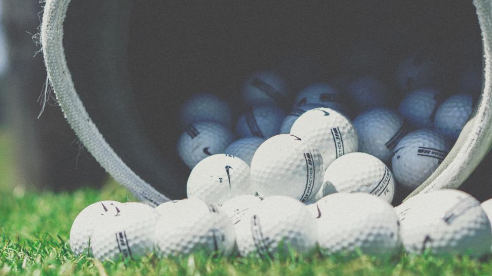 Free Image of Golf Balls in Bucket 